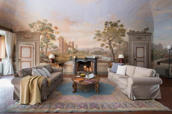 Villa de Ricci Rignana B&B, Buchen Sie Bauernhof Badia A Passignano Chianti