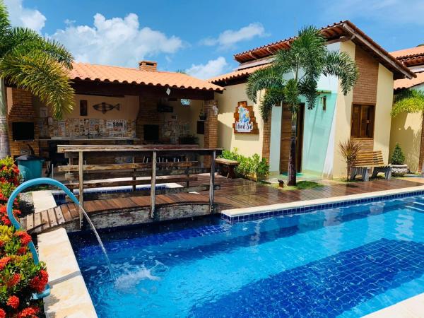 FLATS VILLAS LITORAL SUL - Lagoa do Pau - Coruripe - AL, Reserva ahora Lodge Hoteles con piscina en Noreste de Brasil, Piscina