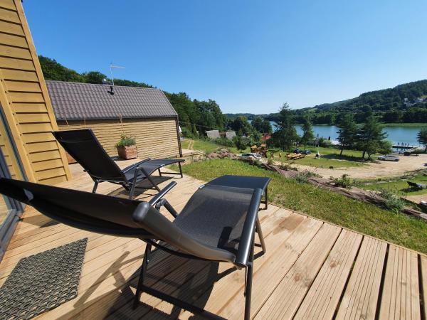 Ostrzycki Las domki nad jeziorem -balia-sauna-prywatny pomost, Reserva ahora Casa o chalet Hoteles en Pomerania con aparcamiento, Aparcamiento