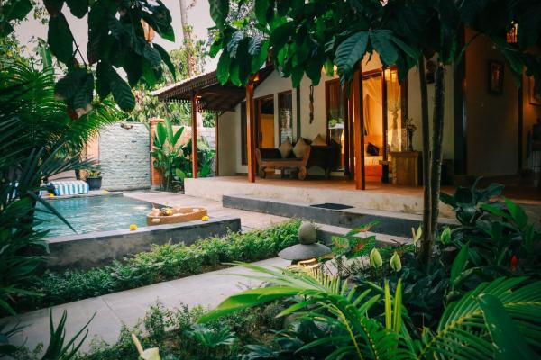 Private Villa with nature atmosphere by Pondok Dino, Buchen Sie Villa Ferienhäuser in Bali, Cottage