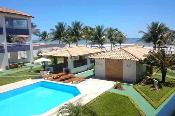 Triplex em Village - Frente ao Mar, Reserva ahora Casa o chalet Hoteles en Noreste de Brasil con piscina, Piscina