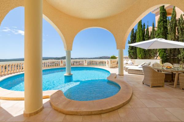 Meerblick Villa "Buena Vista" in Santa Ponsa, Mallorca, Prenota Villa Cottage a Santa Ponsa, Cottage