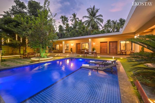 EKO STAY Gold- Casa Zul Villa, Réserver Villa Hôtels à Maharashtra avec piscine, Piscine
