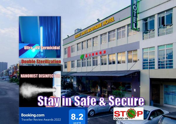 Eight Days Boutique Hotel - Mount Austin, Prenota Hotel Hotel a Johor con parcheggio, Parcheggio