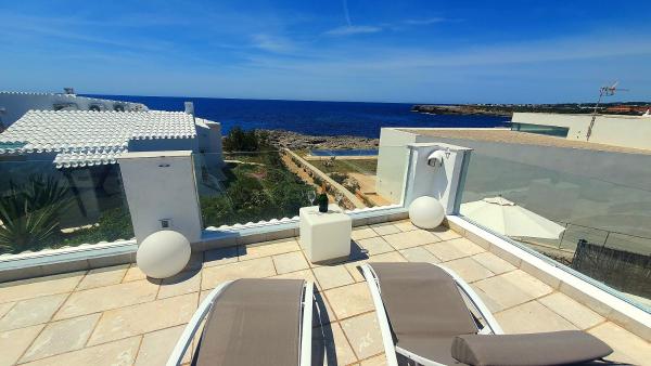 Binibeca Vell Luxury Villa, sea direct access, private pool, Buchen Sie Villa Binibeca Menorca