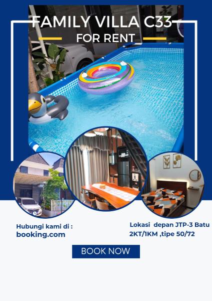 Family Villa Syariah C-33 with minipool, Buchen Sie Villa Batu Jawa Timur