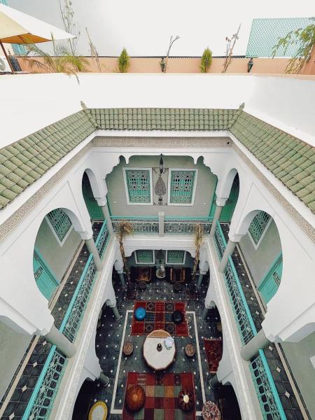 Riad Deux Palmiers, Réserver Maison d'hôtes Hôtels à Marrakech-Tensift-Haouz avec petit-déjeuner, Petit-déjeuner
