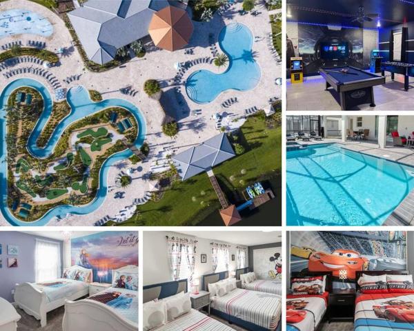 Luxury 9BR Villa @ Storey Lake Resort Near Disney, Prenota Villa Hotel SPA a Florida, SPA