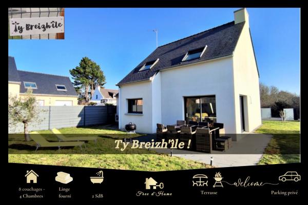 La villa Breizh île, Prenota Casa vacanze Hotel a Bretagna con parcheggio, Parcheggio