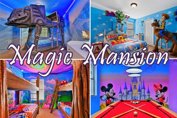 The Magic Mansion 6BR Resort Pool Home Near Disney, Prenota Casa vacanze Hotel SPA a Florida, SPA