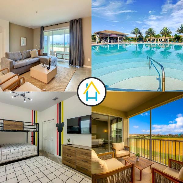 Splendid Thematic 3BR with Garage & Waterpark, Buchen Sie Ferienhaus Villen in Florida, Villa