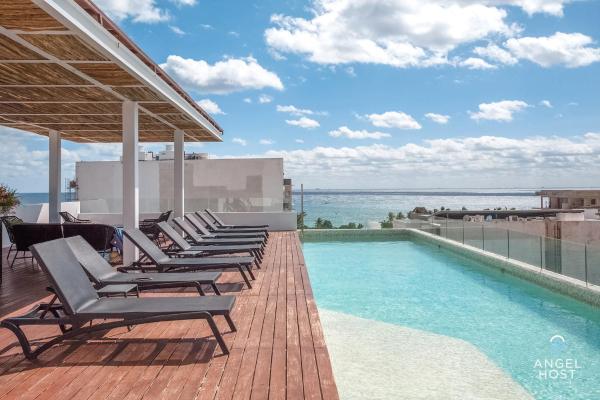 Oceanview Roof Pool I Fast WiFi I SmartTV Nr Beach, Prenota Casa vacanze Hotel con piscina a Quintana Roo, Piscina