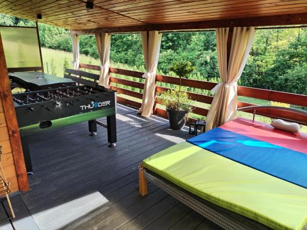 ROZTOCZE, Domek Na Leśnym Wzgórzu, Zwierzyniec, Krasnobród,Zamość, Réserver Maison de vacances Chalets à Roztocze, Cottage