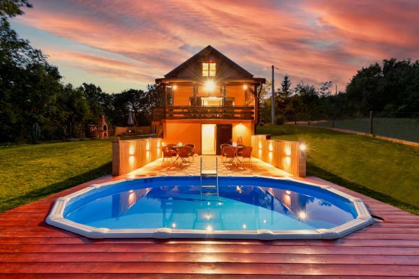 Jungle House with private pool and hot tub, Buchen Sie Ferienhaus Biškupec Zelinski Zagreb