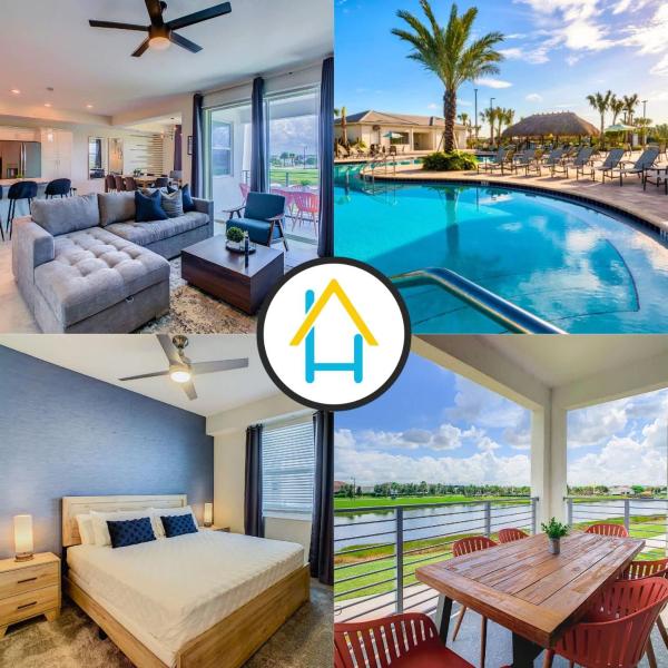 Cute Lakeview 2BR Condo with 2 Clubhouses, Buchen Sie Ferienhaus Villen in Florida, Villa