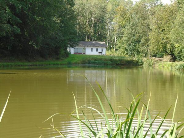 Deux étangs poissonneux au milieu des bois avec gîte moderne, la halte des deux lacs, Prenota Casa vacanze Rosée Namur