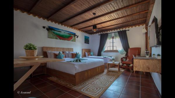Room in Bungalow - Bungalow Double 3 - El Cortijo Chefchaeun Hotel Spa, Prenota Affittacamere Hotel a Tangeri-Tetouan con piscina, Piscina