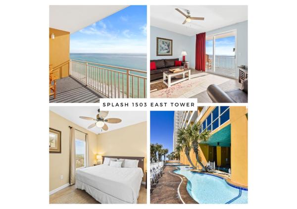 Splash Beach Resort #1503-E by Book That Condo, Buchen Sie Ferienhaus SPA-Hotels in Florida, SPA