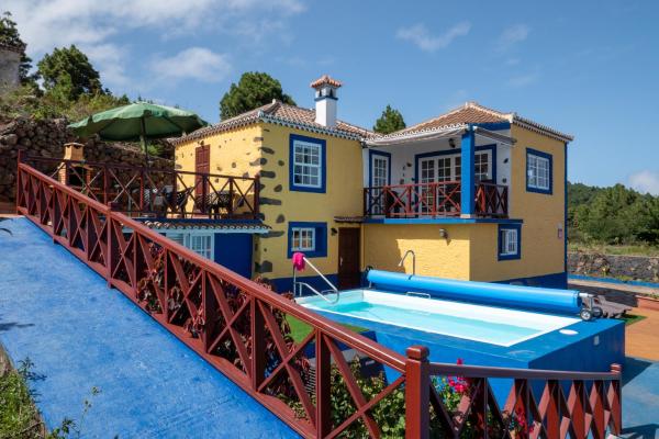 CASA ALBA, casa rural con piscina-spa climatizada hasta 34º gratuito y vistas al mar, Buchen Sie Ferienhaus Puntallana 