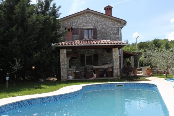 Holiday house with a swimming pool Krsan - Vlasici, Central Istria - Sredisnja Istra - 7686, Reserva ahora Casa o chalet Hoteles en Istria central con piscina, Piscina