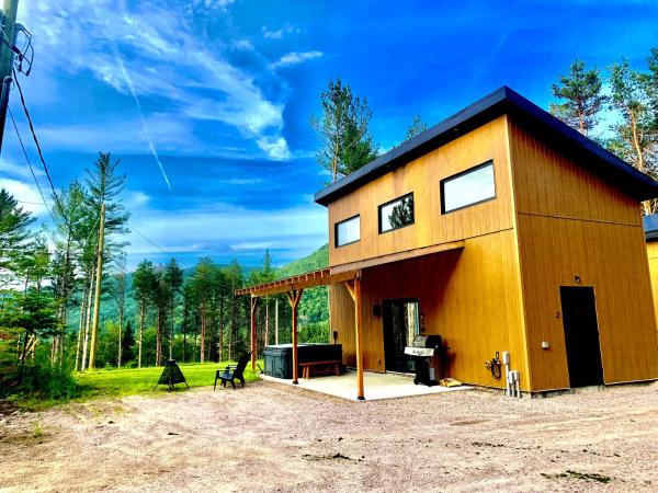 Vallée bras du Nord Jumeau 2 avec spa, Reserva ahora Chalet de montaña Saint-Raymond 