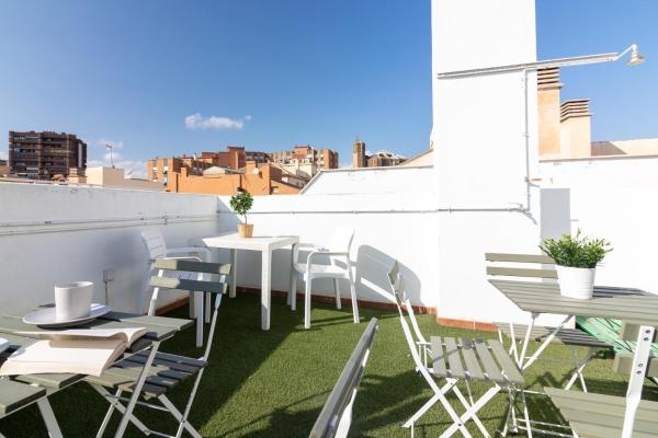 Málaga Center Flat. Carmen City Center Roof-Terrace Boutique, Prenota Appartamento Malaga Centro 