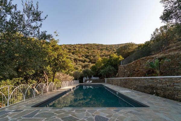 Touchstone House, Prenota Villa Hotel a Andro con piscina, Piscina