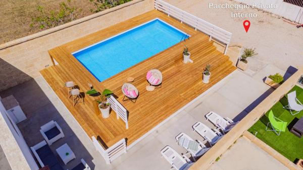 Villa Adele con Piscina Privata - Torre San Giovanni, Buchen Sie Ferienwohnung Hotels in Torre San Giovanni mit Pool, Schwimmbad