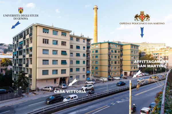 Casa Vittoria di San Martino Affittacamere, Prenota Hotel Genova Riviera Ligure