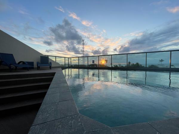 Flat completo no paraíso de Porto de Galinhas, Reserva ahora  Hoteles en Pernambuco con piscina, Piscina