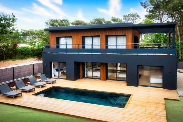Villa Sunset 1 prestigious heated swimming pool sea view for 8 people, Reserva ahora  Hoteles en Aquitania con aparcamiento, Aparcamiento