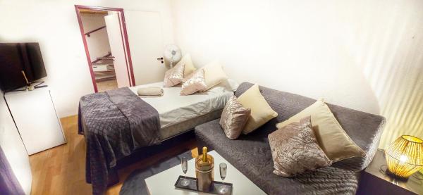 Au 26BIS 2 Appartements MONTREUX 1 Apartment niveau 0 et un autre appartement duplex niveau 1 et 2 15 minutes à pieds du centre de Montreux Lac Léman idéal pour balades en ville Montagne festivals Casino plages ski Fredy Mercury Marché de Noël, Buchen Sie Ferienwohnung Montreux 