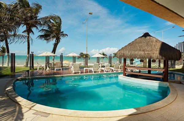 Elegance flat pontanegra beira mar Natal RN, Reserva ahora  Hoteles en Noreste de Brasil con piscina, Piscina