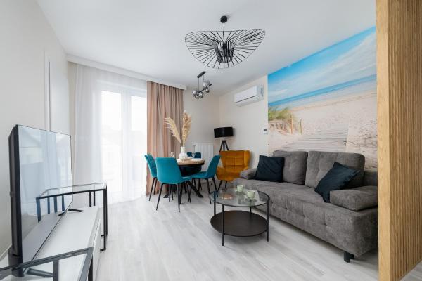 Eleganckie Apartamenty Blisko Plaży w Niechorzu z Klimatyzacją w Salonie i Parkingiem by Noclegi Renters, Reserva ahora  Niechorze 
