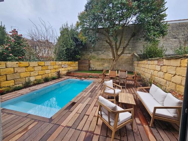 Villa Nomade - Bordeaux center 180m2 Garden & Pool, Prenota  Hotel a Aquitania con piscina, Piscina