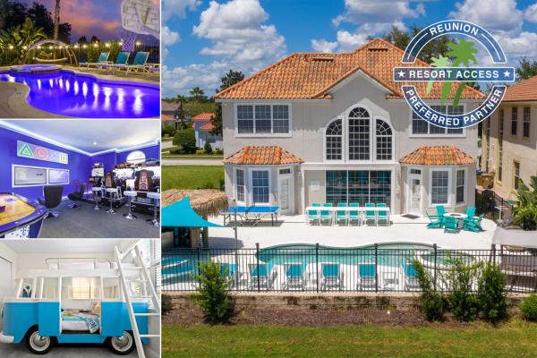 Exclusive Villa with Large Private Pool on Reunion Resort and Spa Orlando Villa 5282, Prenota  Hotel SPA a Florida, SPA