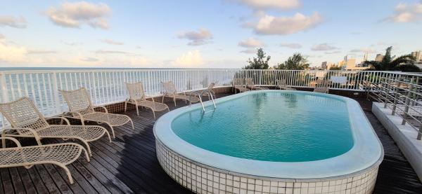 Apartamentos beira-mar de 2 Quartos Pacific Flat - Manaíra, Reserva ahora  Hoteles con piscina en Noreste de Brasil, Piscina