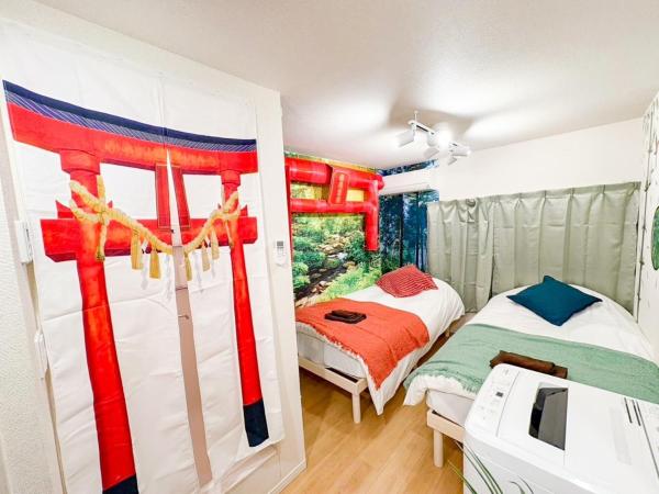 B 2rooms MAX6people 6min Shinjuku 11min Shibuya 12min walk Ikebukuro LEON RESORT IKEBUKURO traditional Japanese room, Prenota  Tokyo Tokyo