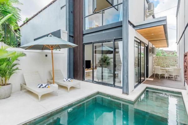 Villa Taras - 1BR Relaxing Villa in Canggu, Buchen Sie  Hotels mit Pool in Badung, Schwimmbad