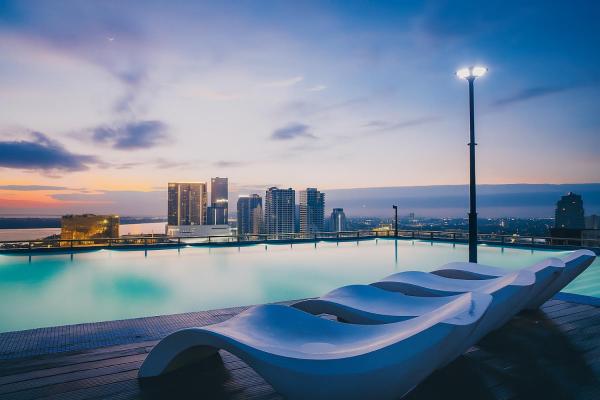 Hotel Serviced Condo Unique Infinity Pool with Mekong River View, Buchen Sie  Beste Wellnesshotels in Kandal, SPA