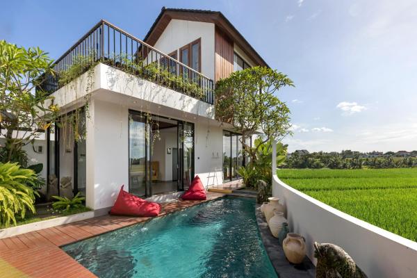 Villa Temple Tree Located in Ubud, Rice Field Views, Reserva ahora  Hoteles con piscina en Bali, Piscina