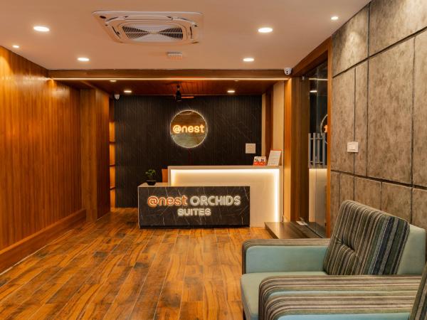 Hotel Orchid Suites Kokapet, Business Hotel, Réserver  Hôtels à Telangana avec parking, Parking