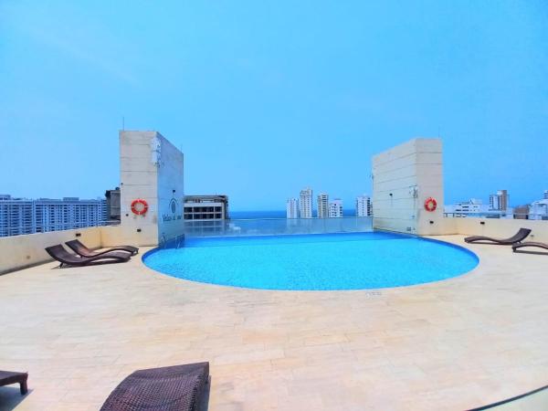 APARTAMENTO RODADERO CRISTAL BEACH In, Reserva ahora  Hoteles con piscina en Magdalena, Piscina