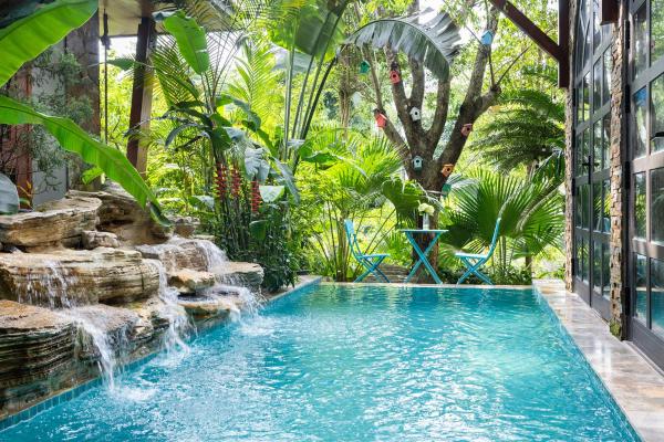 Villa Hoa Xương Rồng - Venus resort - trên đồi view thoáng 4 ngủ - Bếp Khách - BBQ bể bơi karaoke free, Prenota  Hotel a Vinh Phuc con piscina, Piscina