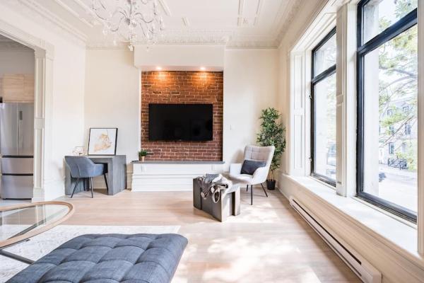 Montreal Styled 2 BR Apartment on St-Denis Street, Réserver Appartement Montréal Québec