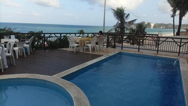 Flat Pé na areia, Reserva ahora  Hoteles con piscina en Noreste de Brasil, Piscina