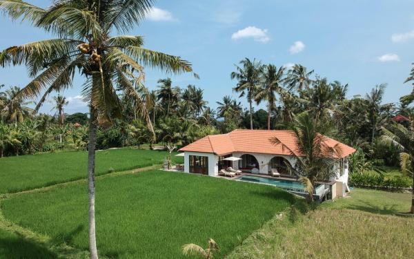 Villa Léna - 3 Bedroom Villa Amidst Ubuds Rice Fields, 180 degree View, Reserva ahora  Hoteles con piscina en Bali, Piscina
