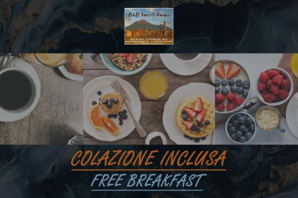 B&B Sweet Ruins, Buchen Sie  Ercolano Hotels mit Frühstück, Frühstück