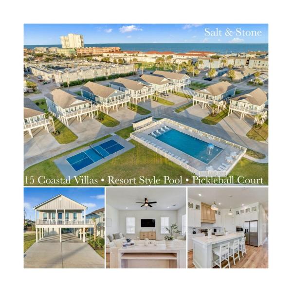 Cozy Villa Walk to Beach, Book  Galveston Texas Gulf Coast