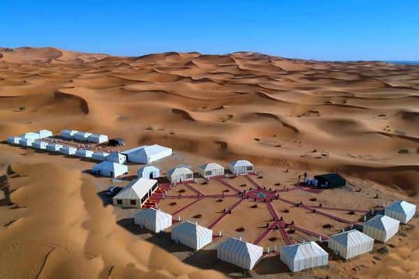 Air Conditioning Berber Desert Camp, Prenota  Merzouga Al-Rashidiyya